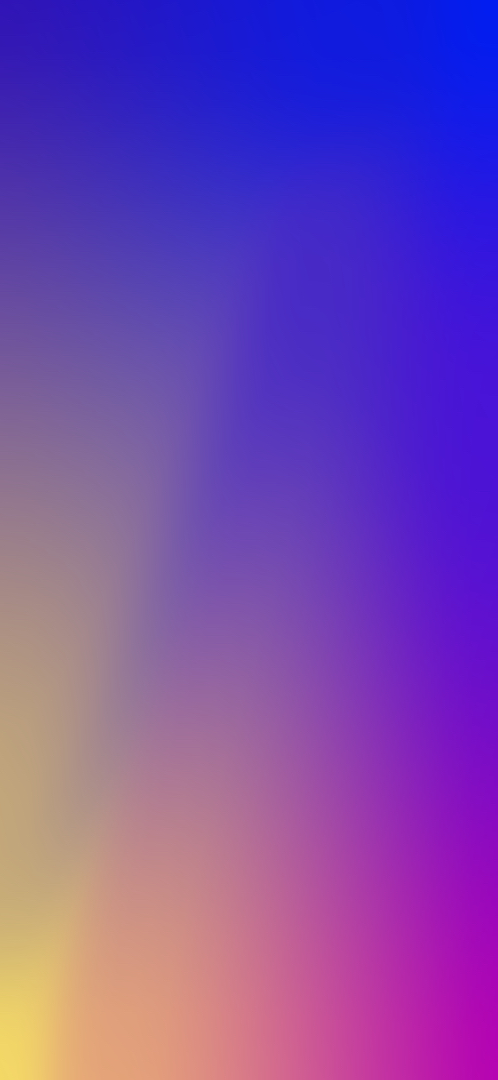 Blue, yellow and pink
