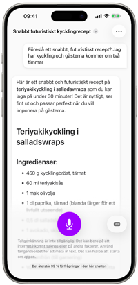 Mesh Gradients application screenshot. The screenshot displays one of the beautiful gradients that can be created with Mesh Gradients on iPhone
